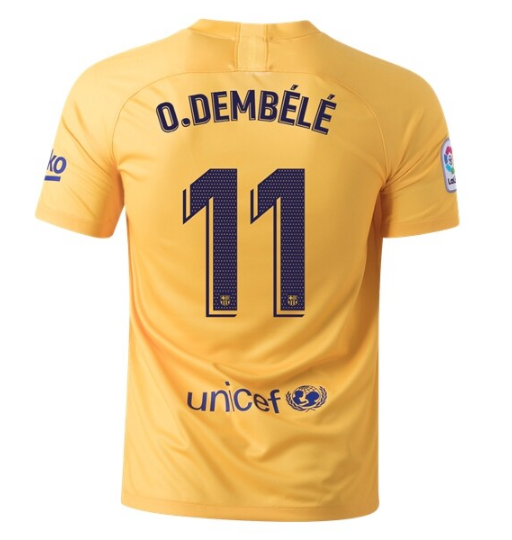 Barcelona Fourth Soccer Jersey Shirt Ousmane Dembele #11 2019/20